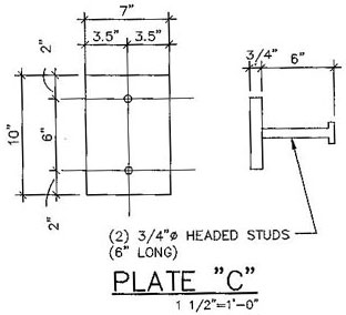 standard embed drawing in stock C