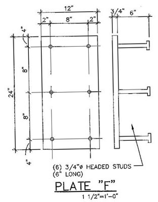 concrete embed drawing f